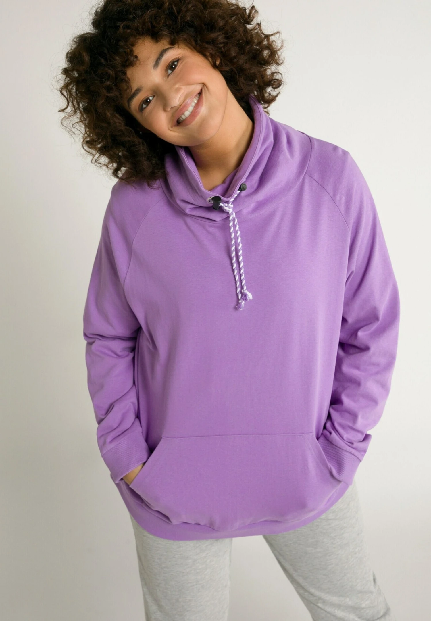 Ulla Popken Bluza - Helllila 3 Ulla Popken Bluza - Helllila