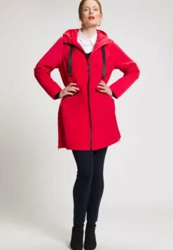 Ulla Popken IRIDESCENT HOODED - Parka - Lychee -Ulla Popken c2e78cdec6524ef0b22754bc117ac5a2