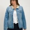 Ulla Popken Kurtka Jeansowa - Bleu Denim -Ulla Popken c31d38e30fb14882b14280897b0b2353