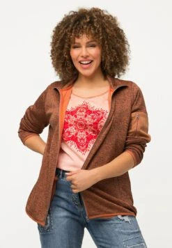 Ulla Popken Kardigan - Mahonie -Ulla Popken c347a37e5e3e4f27b41c5e8e7f55c892