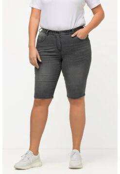 Ulla Popken Szorty Jeansowe - Jean Gris Clair