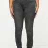 Ulla Popken GROSSE GRÖSSEN SARAH, 5-POCKET, HIG - Jeansy Slim Fit - Grey Denim -Ulla Popken c5eac0147f504f78a9f7306689a36dc2