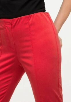 Ulla Popken Spodnie Materiałowe - Rouge Pavot -Ulla Popken c808dcce48154bec8d6add81c2ee291b