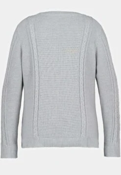 Ulla Popken Sweter - Lichtgrijs Melange -Ulla Popken c80c6efd0f5e4f58ab2f128c4b678819