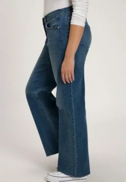 Ulla Popken Jeansy Dzwony - Blue -Ulla Popken c8a8a4dadbf94bd2926b27bf922de49d