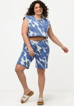 Ulla Popken Szorty - Bleu Pigeon -Ulla Popken cabc4c5c78644bbeb92b93b2d451efe1