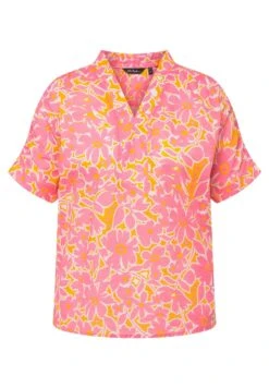 Ulla Popken Bluzka - Hibiscus Red -Ulla Popken cba2509489fa4b04989ec21ff3f46a7b