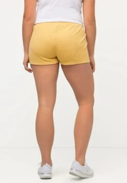 Ulla Popken RADLER SLIM ELASTIKBUND BIO - Szorty - Weizengelb -Ulla Popken cce456498b1f409292b723d8a45812a0