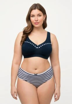 Ulla Popken Biustonosz Bustier - Bleu Nuit