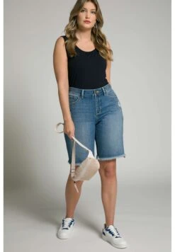 Ulla Popken Szorty Jeansowe - Blue Denim -Ulla Popken cde9194e95de4648b764a308c5a717ad