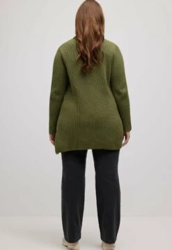 Ulla Popken TURTLENECK - Sweter - Moss Green -Ulla Popken ce56ea3e3cd64bcfbbc03e0d551e4ae3