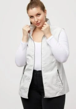 Ulla Popken Kamizelka - Blanc Neige -Ulla Popken ce5a0d4eaea84894a393738fddb1e9f0