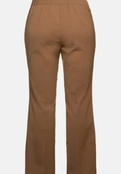 Ulla Popken Spodnie Materiałowe - Caramel -Ulla Popken ce671f3124f944519b391a1e67165c55