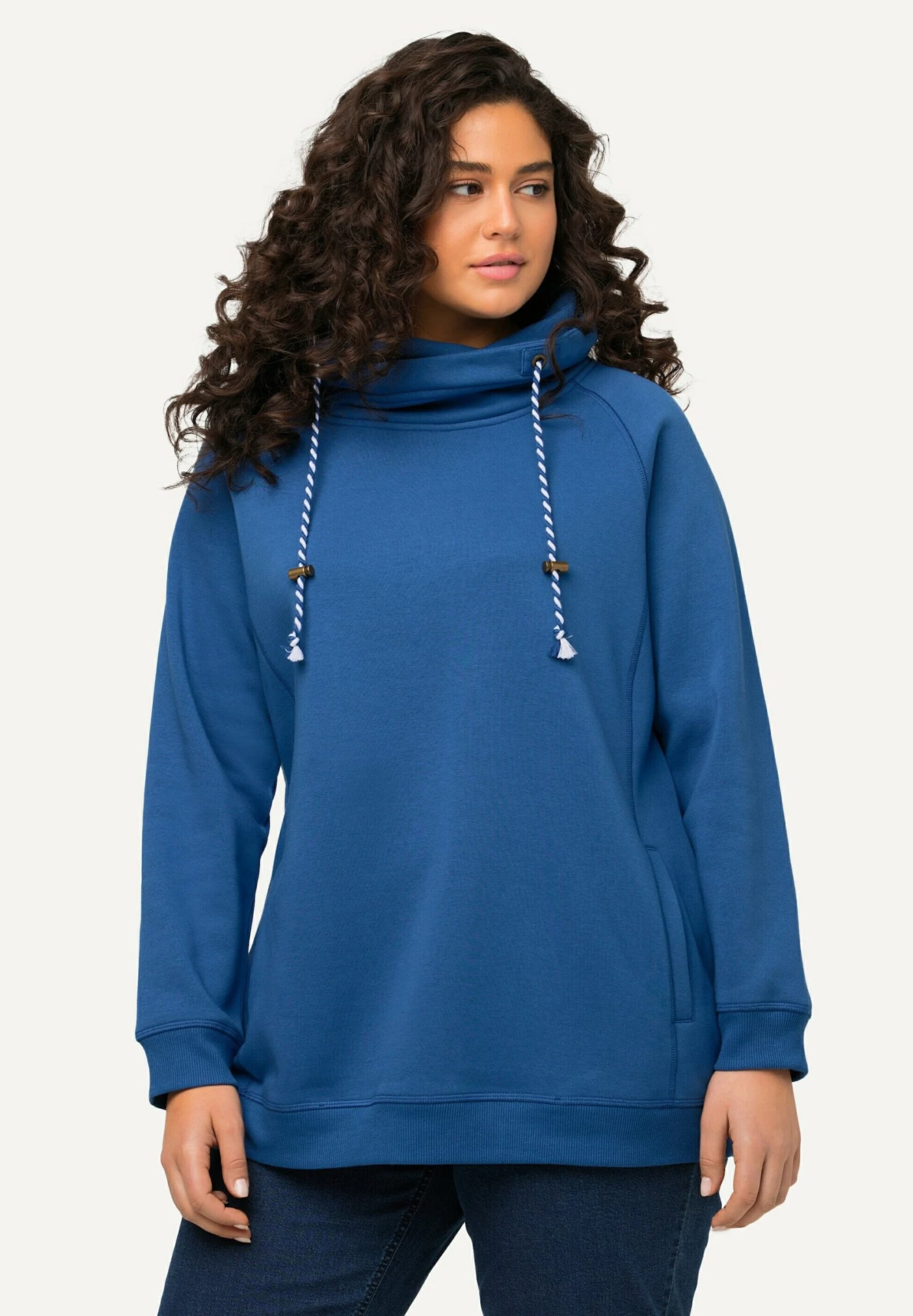 Ulla Popken Bluza - Grijs/blauw 3 Ulla Popken Bluza - Grijs/blauw