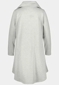 Ulla Popken Bluza Rozpinana - Hellgrau Melange -Ulla Popken cf5ef7aeefe142dfbf18e4631c460941