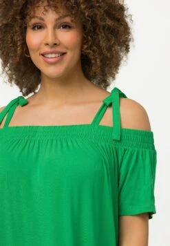 Ulla Popken Sukienka Z Dżerseju - Vert Gazon -Ulla Popken cfc1acd65e864ea3bafaa14404aba998