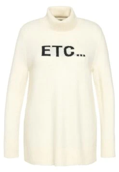 Ulla Popken Sweter - Creme -Ulla Popken d09450d5bbd7450ca54ec80ea10193e5