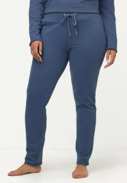 Ulla Popken LOUNGEWEAR- EXTRAWEICH BUND - Spodnie Od Piżamy - Helles Segelblau