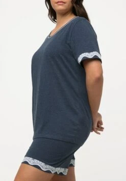 Ulla Popken Piżama - Night Blue -Ulla Popken d3c2086211bc435eae31467e6eeca2a9