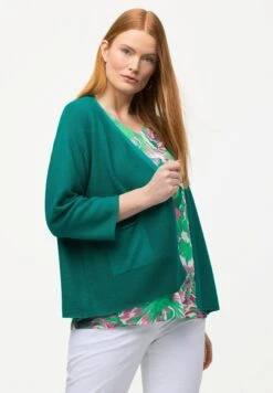 Ulla Popken Kardigan - Green-blue -Ulla Popken d53832d763424208a71c646501a48dbb