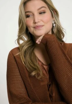 Ulla Popken Kardigan - Tabac -Ulla Popken d55a52b437374216a6731498e359b56a