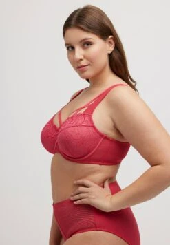 Ulla Popken STIKSEL CUP - Biustonosz Z Fiszbiną - Sorbet Pink -Ulla Popken d5ab1be510f74b9cabf1fe229caeefcd