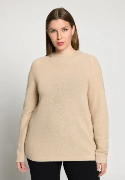 Ulla Popken Sweter - Donker Kitt