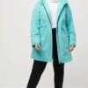 Ulla Popken Parka - Turquoise -Ulla Popken d5f33942dbc3483885486068f5e54194