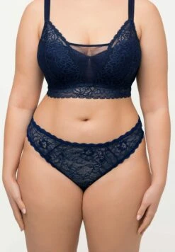 Ulla Popken Stringi - Black/ Light Pink/ Dark Blue