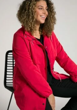 Ulla Popken Parka - Fuchsrot -Ulla Popken d83d0298af124690855bbb5860cfbc02