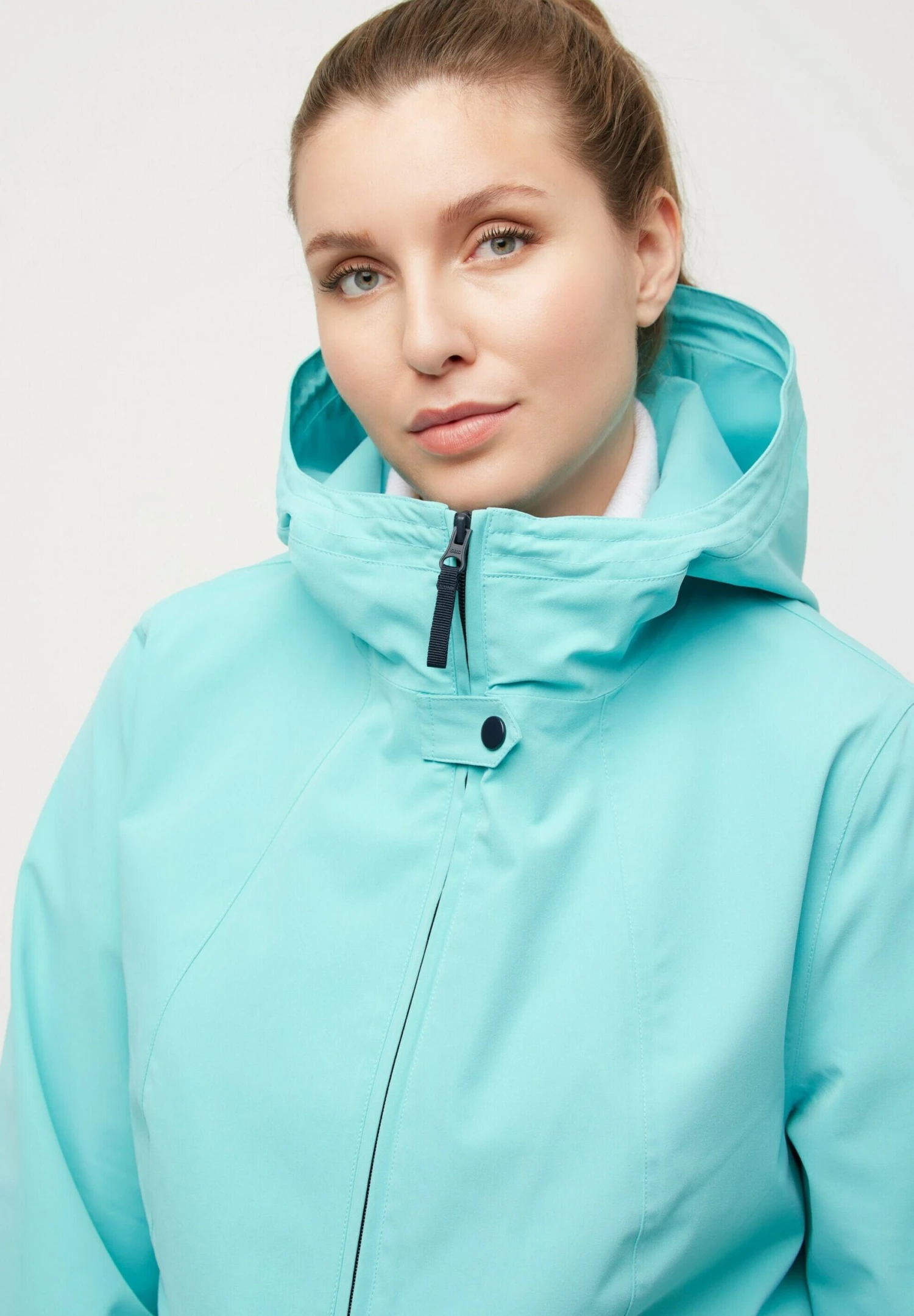 Ulla Popken Parka - Turquoise 6 Ulla Popken Parka - Turquoise - obrazek 4