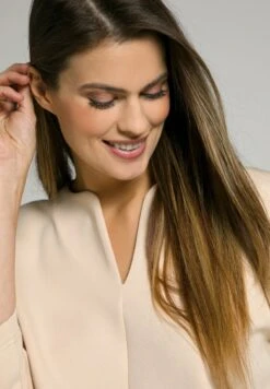 Ulla Popken Bluza - Beige 8 Ulla Popken Bluza - Beige -Ulla Popken dba0ecedb7844efeb0ac72971f4e8935