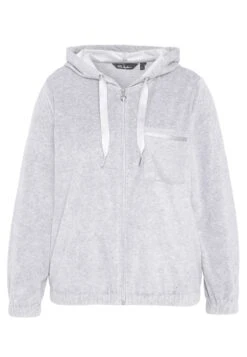 Ulla Popken LOUNGEWEAR KAPUZE - Bluza Rozpinana - Hellgrau Mélange 13 Ulla Popken LOUNGEWEAR KAPUZE - Bluza Rozpinana - Hellgrau Mélange -Ulla Popken dc571f2569fc40d1b2d94d35df6f9547