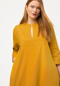 Ulla Popken Sukienka Letnia - Jaune -Ulla Popken dcb7fa4a4e4441f4a37ba7d3f8b7482f