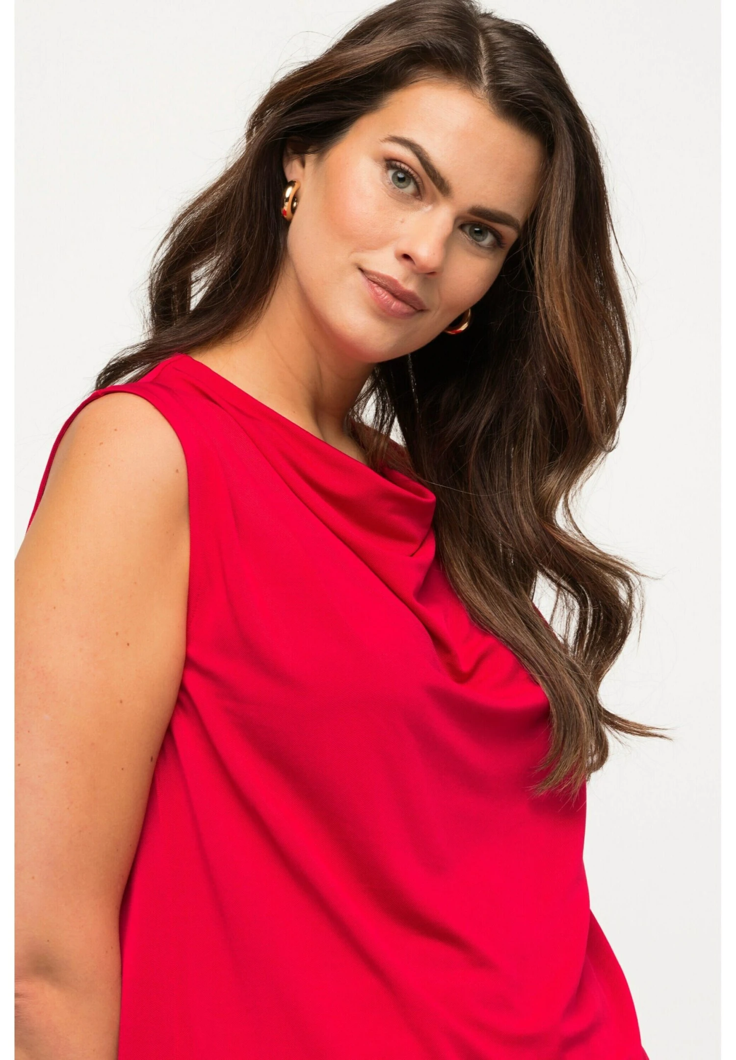 Ulla Popken Top - Rouge Pavot 5 Ulla Popken Top - Rouge Pavot - obrazek 3