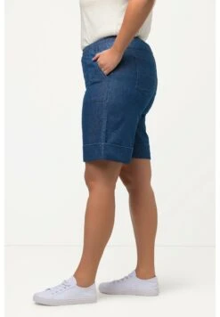 Ulla Popken Szorty Jeansowe - Bleu Jean -Ulla Popken dd2086fc4e0d4b148c05ff3dec808d31