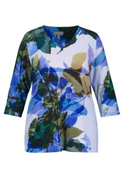 Ulla Popken Bluzka Z Długim Rękawem - Kobaltblau -Ulla Popken df48f49bd55b47b9b97a4567491c0c59