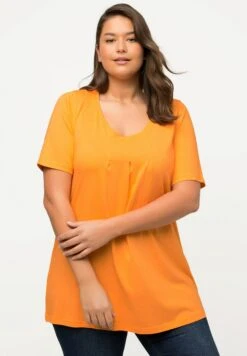 Ulla Popken T-shirt Basic - Cantaloupe Orange -Ulla Popken e03e65fd601940c8ae7b2840b8433ce8