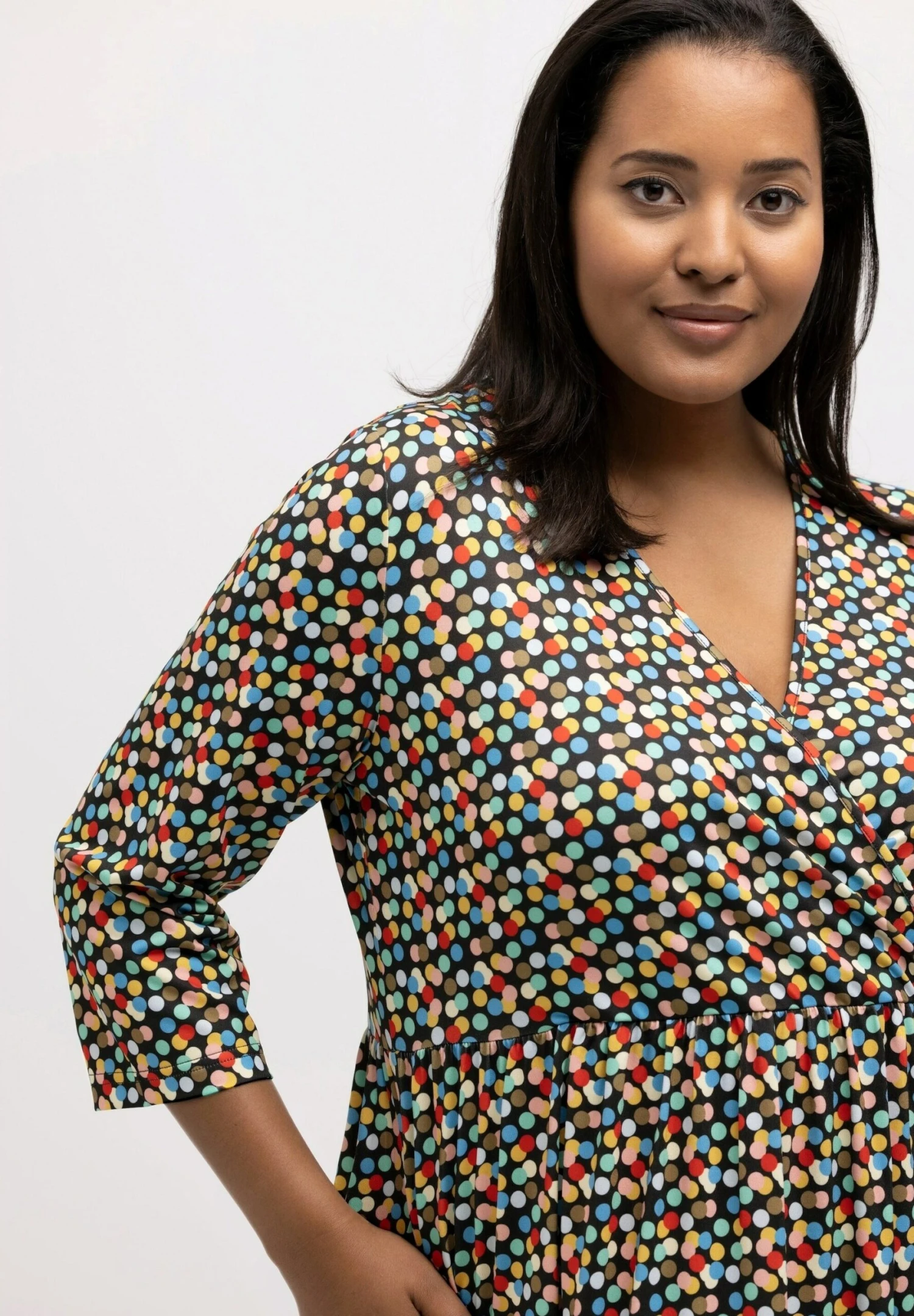 Ulla Popken Sukienka Z Dżerseju - Türkisblu 6 Ulla Popken Sukienka Z Dżerseju - Türkisblu - obrazek 4