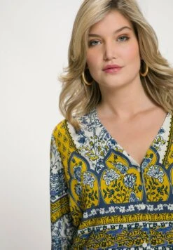 Ulla Popken Długa Sukienka - Yellow -Ulla Popken e0fbbb4829aa4cc1b641deeac5125872