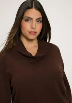 Ulla Popken MANCHES LONGUES - Sweter - Brun Acajou -Ulla Popken e29e378056c2440fa24051057724df69