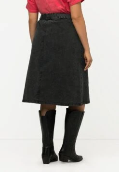 Ulla Popken Spódnica Jeansowa - Noir -Ulla Popken e4106cbe615140b6a23ff5520a687e81