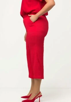Ulla Popken Spodnie Materiałowe - Salsa Red -Ulla Popken e451a7d9c1104598aefaaab2a15a92de