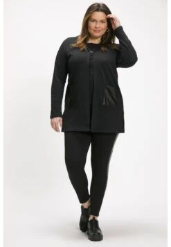 Ulla Popken Kardigan - Zwart -Ulla Popken e538802692e14459887aae5bc523e2e5