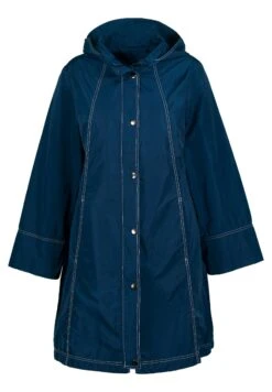 Ulla Popken Krótki Płaszcz - Inkt -Ulla Popken e5d1cc7c1ed84741896339611991e44a