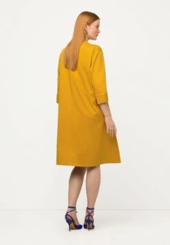 Ulla Popken Sukienka Letnia - Jaune -Ulla Popken e655e102111d400397f3ff65efd2d2a0