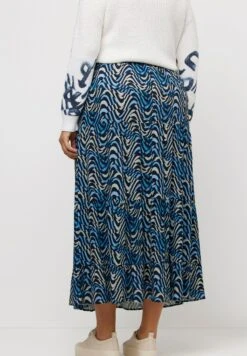 Ulla Popken Spódnica Trapezowa - Marine -Ulla Popken e6a3b64cb6b348aabd8deaff16984663