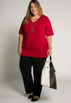 Ulla Popken Spodnie Materiałowe - Zwart -Ulla Popken e7443938239f46329cabd2998ad2afb2