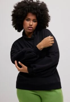 Ulla Popken Bluza - Schwarz -Ulla Popken e901b28cf96a48229c30927d6c5b2b5f