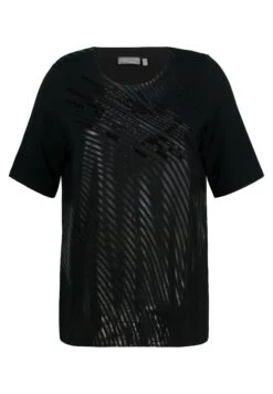 Ulla Popken T-shirt Z Nadrukiem - Schwarz -Ulla Popken eafa330f9bf04689aeb967b86c6fcaa0